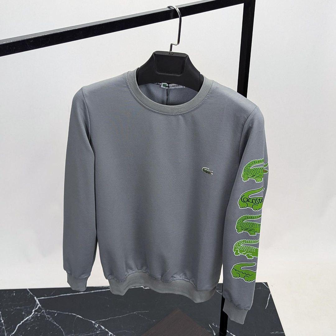 Чоловіча кофта світшот Lacoste CK8596 сіра, фото 1