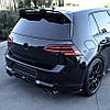 Спойлер на VW Golf 7 Hatchback чорний глянсовий ABS-пластик (версія авто GTI), фото 3