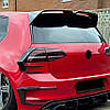 Спойлер на VW Golf 7 Hatchback чорний глянсовий ABS-пластик (версія авто GTI), фото 4