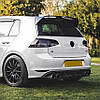 Спойлер на VW Golf 7 Hatchback чорний глянсовий ABS-пластик (версія авто GTI), фото 5