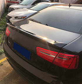 Cпойлер багажника Audi A6 С7 ABS-пластик
