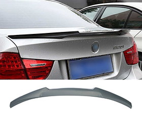 Спойлер BMW 3 E90 стиль M4 (ABS-пластик)