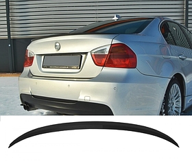 Спойлер багажника БМВ Е90 стиль М3 (ABS-пластик)