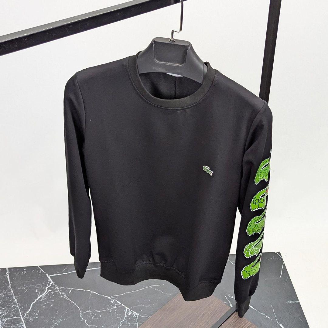Чоловіча кофта світшот Lacoste CK8595 чорна, фото 1
