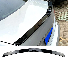 Спойлер на Mercedes E-class W212 чорний глянець ABS-пластик