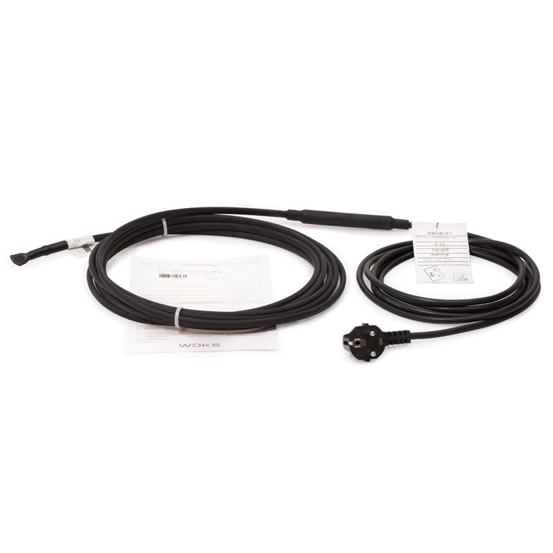 Woks SR-25 Саморегульований кабель 25Вт, 1м