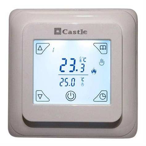Терморегулятор програмований Castle V8.716 (сенсорний), фото 1