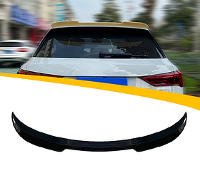 Cпойлер багажника Audi Q3 F3 чорний глянсовий ABS-пластик (2019-...)