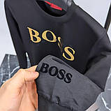Чоловіча кофта світшот Hugo Boss CK8593 чорна, фото 5