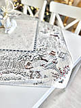 Скатертина на Новорічний стіл 97х100 см. гобеленова Limaso, фото 3