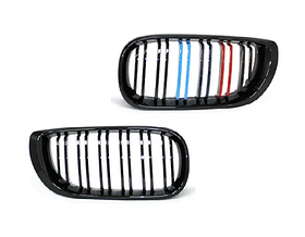 Решітка радіатора БМВ E46 седан/універсал стиль М + триколор (01-05 р.в.)