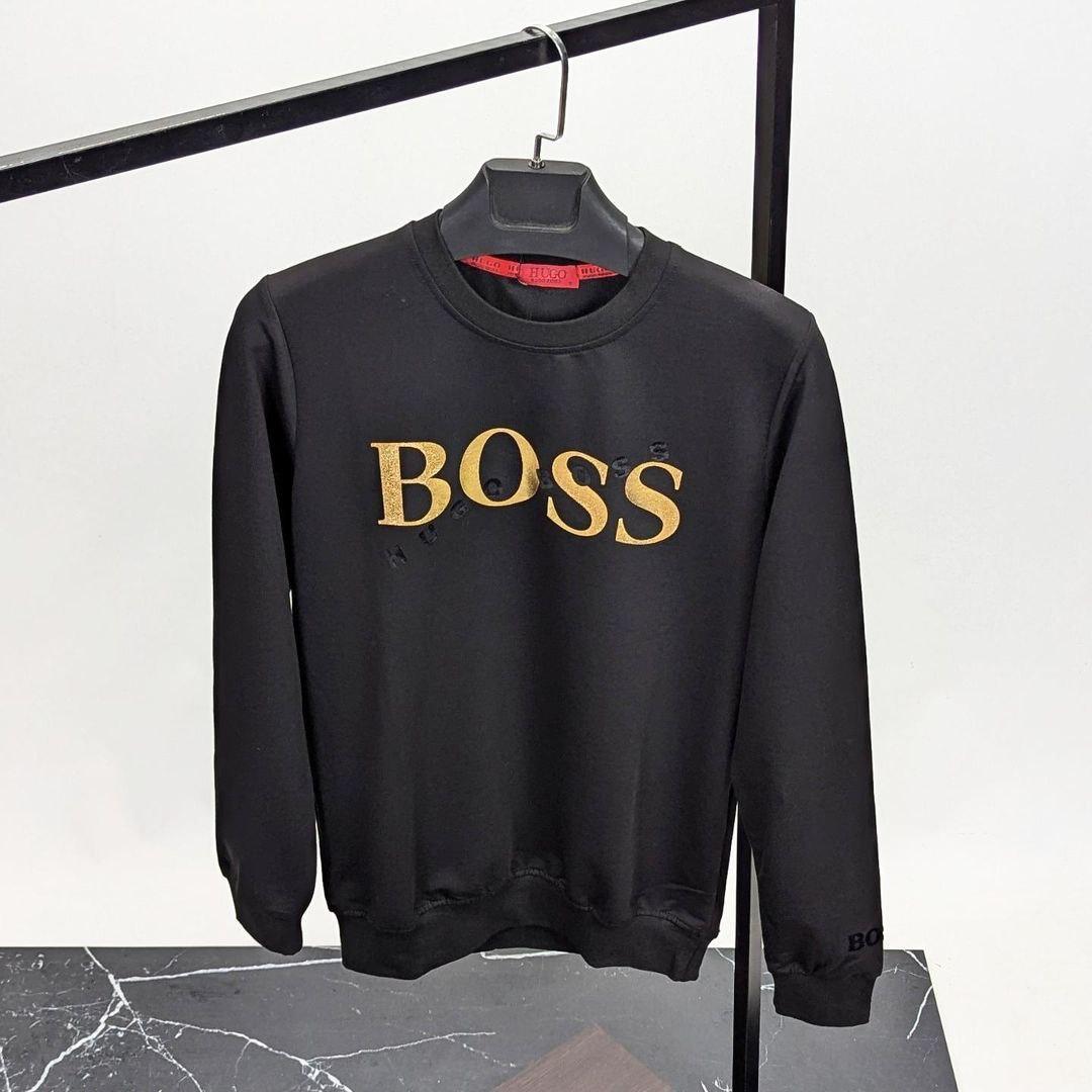 Чоловіча кофта світшот Hugo Boss CK8593 чорна