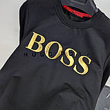 Чоловіча кофта світшот Hugo Boss CK8593 чорна, фото 6