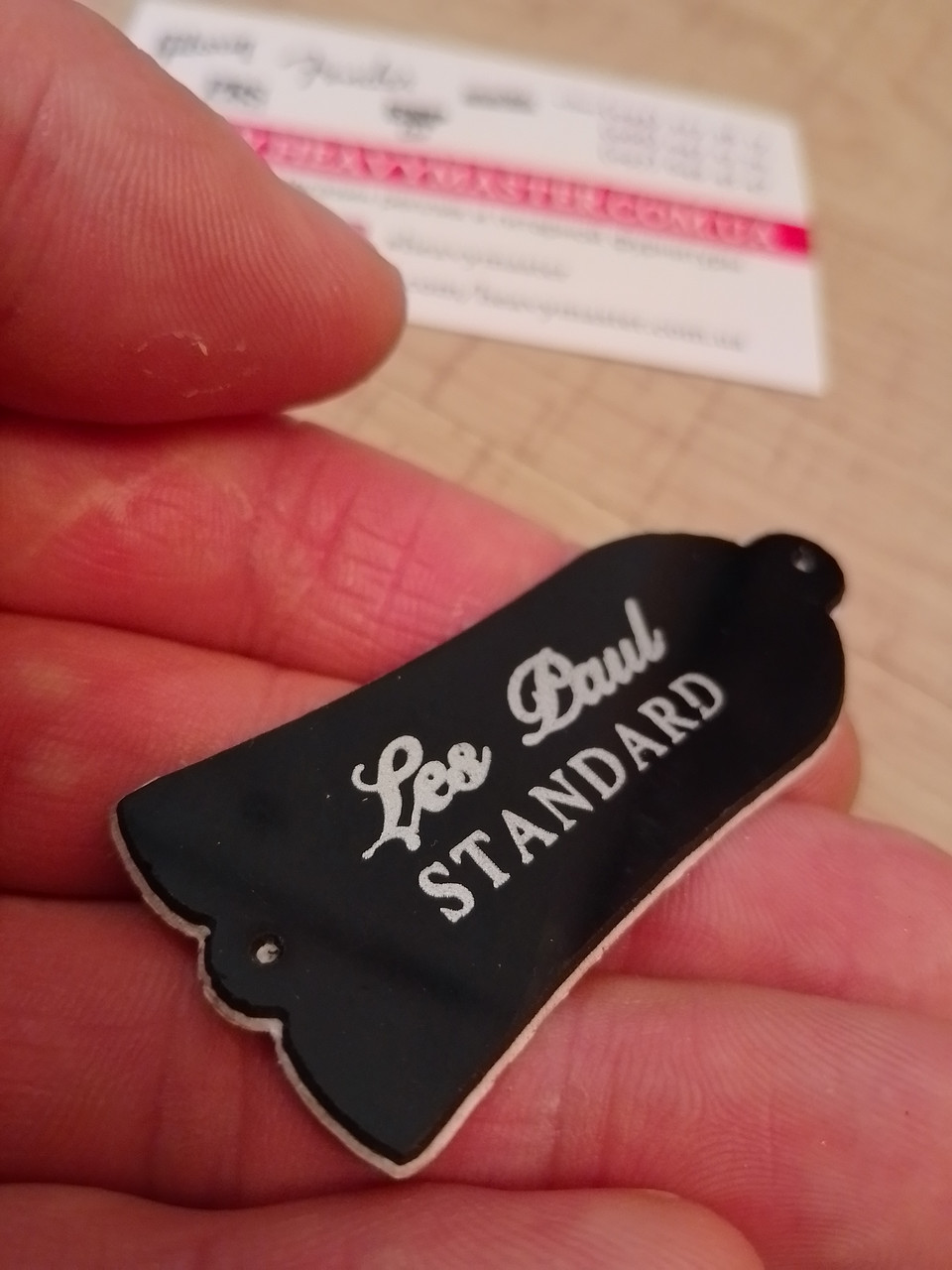Панель дзвіночок накладка на анкер грифа Gibson Les Paul Standard, фото 1