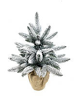 Ялинка в горщику 50 см лита засніжена Classic Hvoya (210N/50/GS)