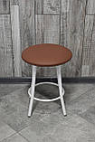 Табурет "Муза", стілець кухонний, стілець для кухні, металевий табурет із м'яким сидінням, фото 7