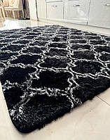 Хутряний ворсистий килимок Травка150*200 см із довгим ворсом