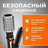 Фен-щітка для волосся Gemei 4828 3в1, фото 5