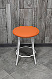 Табурет "Муза", стілець кухонний, стілець для кухні, металевий табурет із м'яким сидінням, фото 5