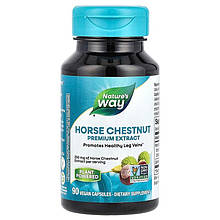 Кінський каштан Nature's Way "Horse Chestnut" 250 мг (90 капсул)