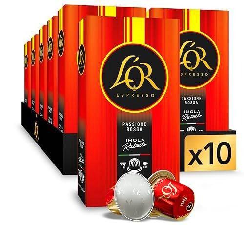 Кава LOR 10 уп. Imola Ristretto, 100 капсул nespresso