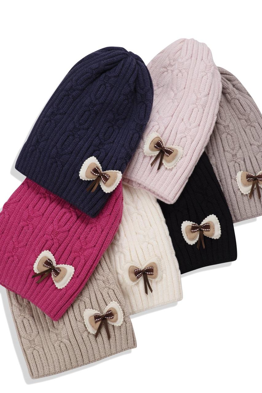 Шапки дитячі для дівчаток одинарна, фото 1