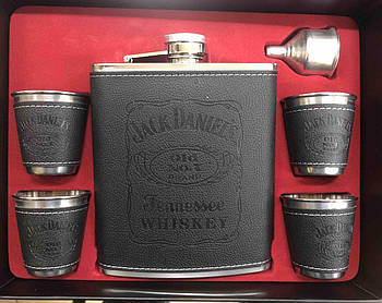 Набір фляга з рюмками великий FLG 601 JACK DANIELS