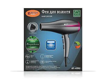 Фен для волосся 3500Вт BITEK BT-409G/ 6600 (24)