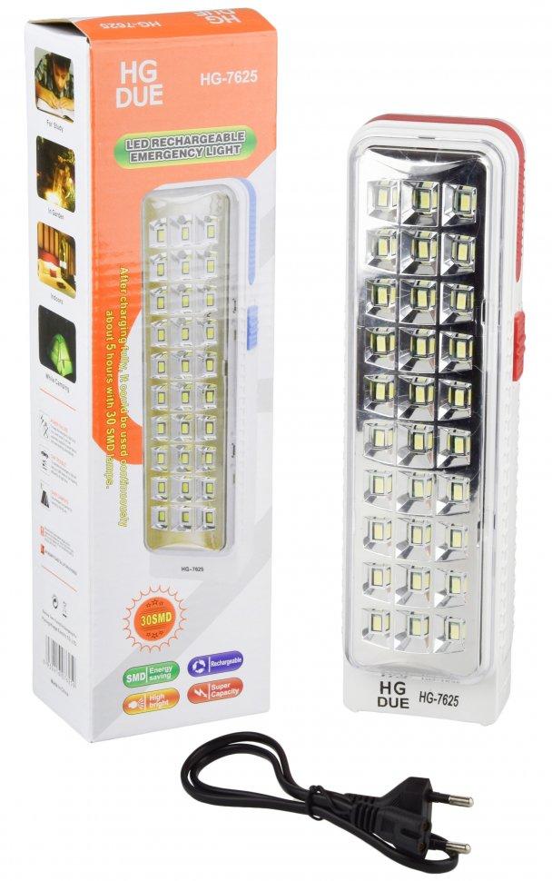Переносний ліхтар, Лампа акумуляторна HGDUE HG 7625 1200 mAh (60)