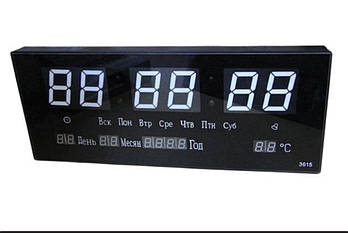 Цифровий настінний годинник VST 3615 WHITE (24)