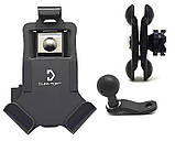 Антивібраційний Мототримач телефону Cliff Top Металеве кріплення кронштейн телефону на дзеркало мотоцикла, фото 6