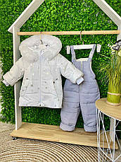 Зимовий дитячий теплий костюм розмір 92 курточка та штанці, фото 3