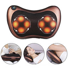 Інфрачервоний масажер для шиї та спини (31х10х19 см) Massage Pillow 8028