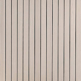 Покриття вінілове самоклеюче 3D рейки ясен кремовий 600*600*2,8мм (D) SW-00002199