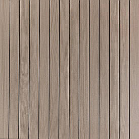 Покриття вінілове самоклеюче 3D рейки тік горіховий 600*600*2,8мм (D) SW-00002202