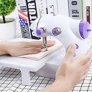 Портативна швейна машинка зі столом Mini Sewing SM202A/ Мінішвейна машинка, фото 3