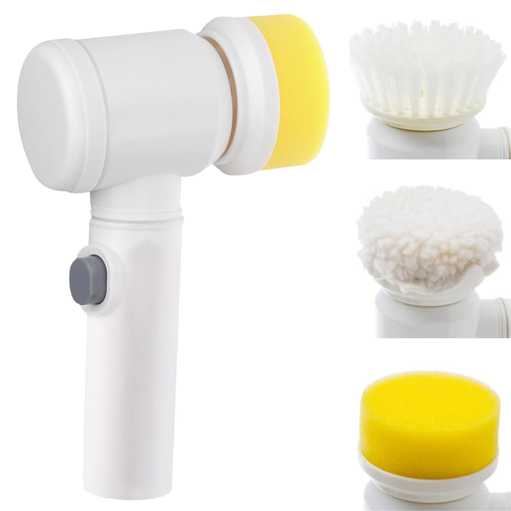 Бездротова щітка для прибирання 5в1, Magic Brush/Акумуляторна електрощітка для миття посуду