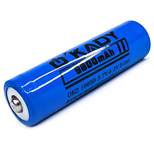 Акумулятор 18650 Li-Ion, 9800 mAh, 3,7V/Акумуляторна літій-іонна батарейка/ Батарейка акумуляторна, фото 1