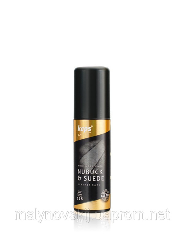 РІДКА КРЕМ-КРАСКА ДЛЯ ЗАМІМИ Й НУБУКА з аплікатором KAPS NUBUCK&SUEDE 75 ml
