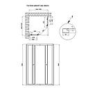 Душова кабіна Qtap Pisces BLA109-11SC5 90-105x90-105 см, скло Clear 5 мм без піддона, фото 3