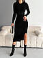 Спідковий костюм в'язаний спідниця олівець міді та лонгслів 14KO3734, фото 3
