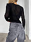 Чорна кофта прозора в сітку (р. S-L) 77KF3368, фото 3