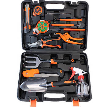 Набір садових інструментів у кейсі 14 в 1 Gardening Set ART 005-3 Універсальний садовий набір
