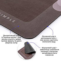 Вологопоглинаючий килимок "Living Simple" 38*58CM*3MM (D) SW-00001572, фото 2