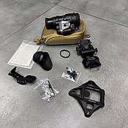 Монокуляр нічного бачення Spina optics PVS-18, 1х32, цифровий, кріплення на шолом + на Пікатінні + підсумок, фото 3