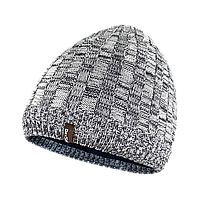 Водонепроникна шапка Dexshell Heathered Rib Knit Beanie (56-58 см) Біло-сіра