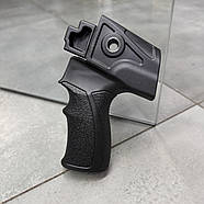 Рукоятка пістолетна для Saiga 12, DLG Tactical (DLG-089 black), колір Чорний, з відсіком і гніздами для ременя, фото 5