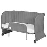 Ліжечко дитяче 5в1 Lionelo THOMI PLUS GREY CONCRETE, фото 4