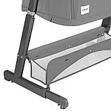 Ліжечко дитяче 5в1 Lionelo THOMI PLUS GREY CONCRETE, фото 5