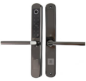 Електронний замок дверей NaviCat D5 з підтримкою програми TUYA Dark Chrome